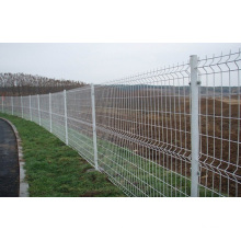 Security Pvc Coated Fence / Backyard Decorative Fencing / Pvc coating Bending Fence